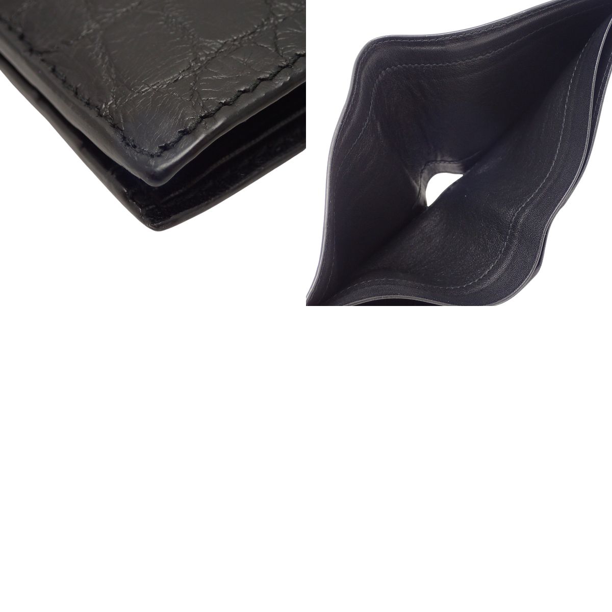 Bi-fold Wallet, Leather, Black