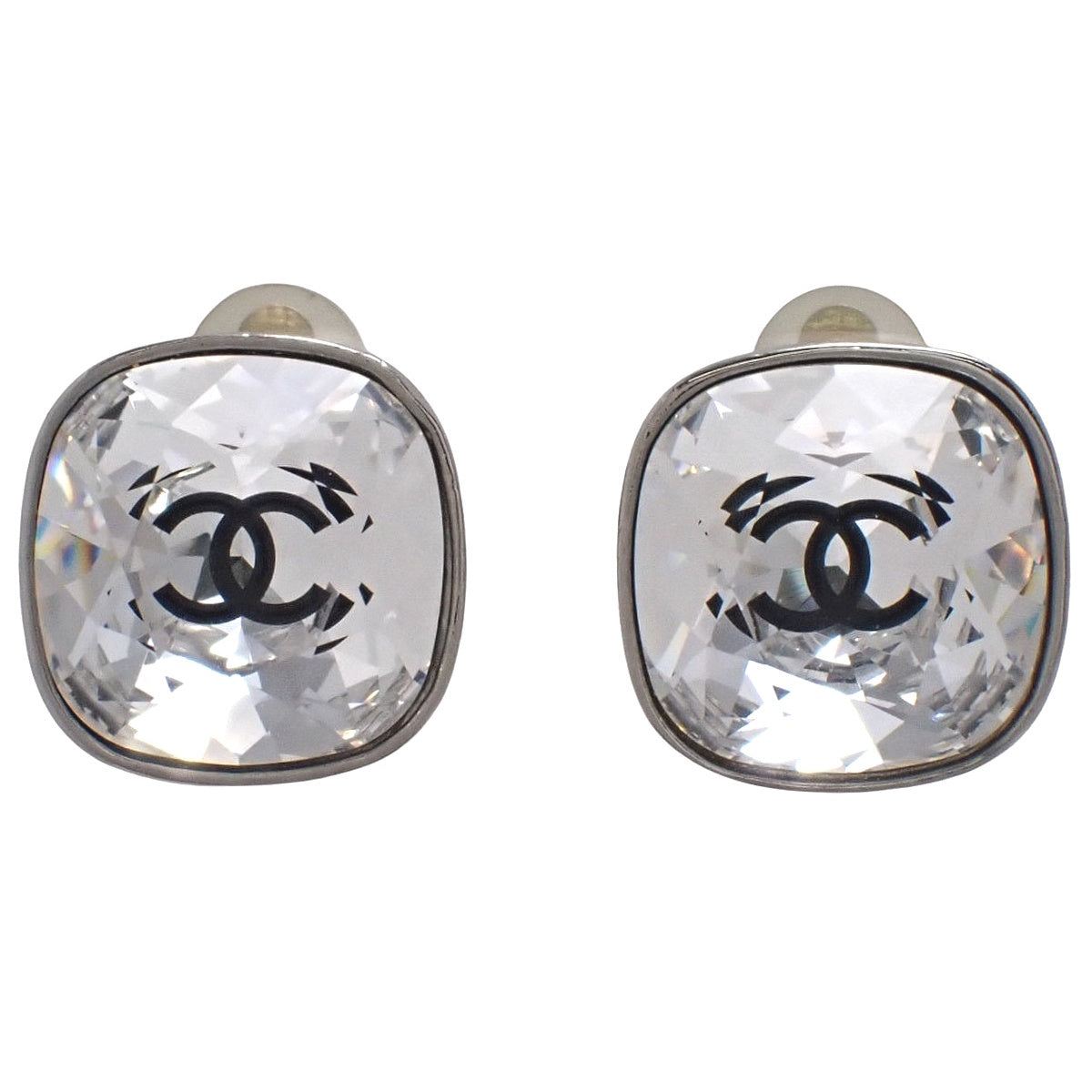 CC Mark Stone Earrings, Metal