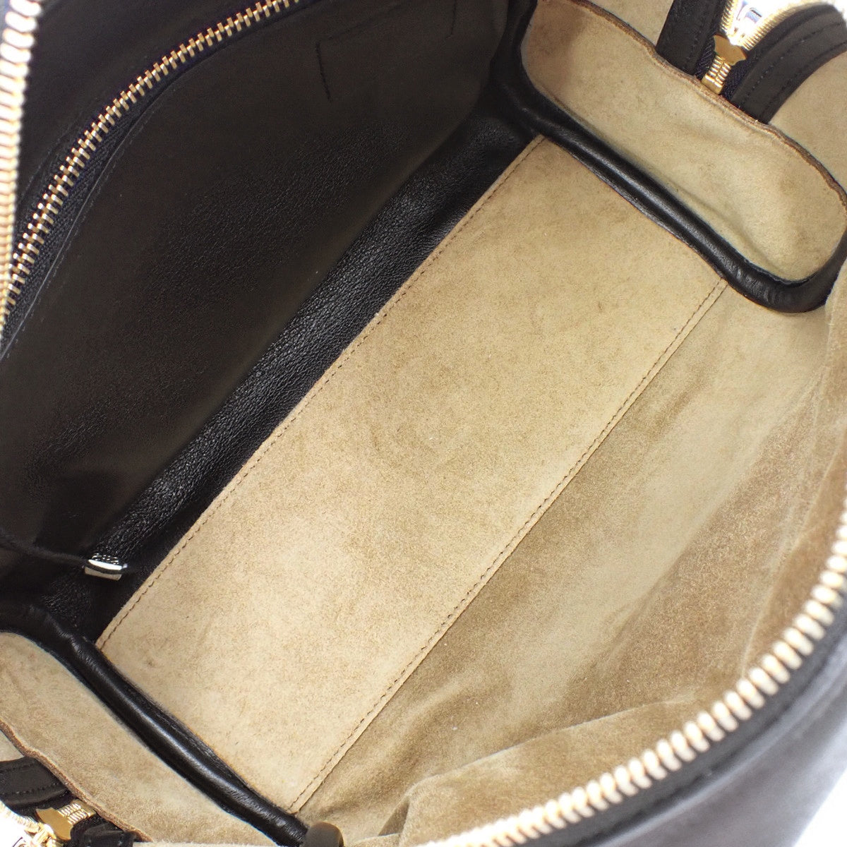 アマソナ19 スクエア バッグ カーフ アナグラムジャガード ブラック ネイビー A039N10X02