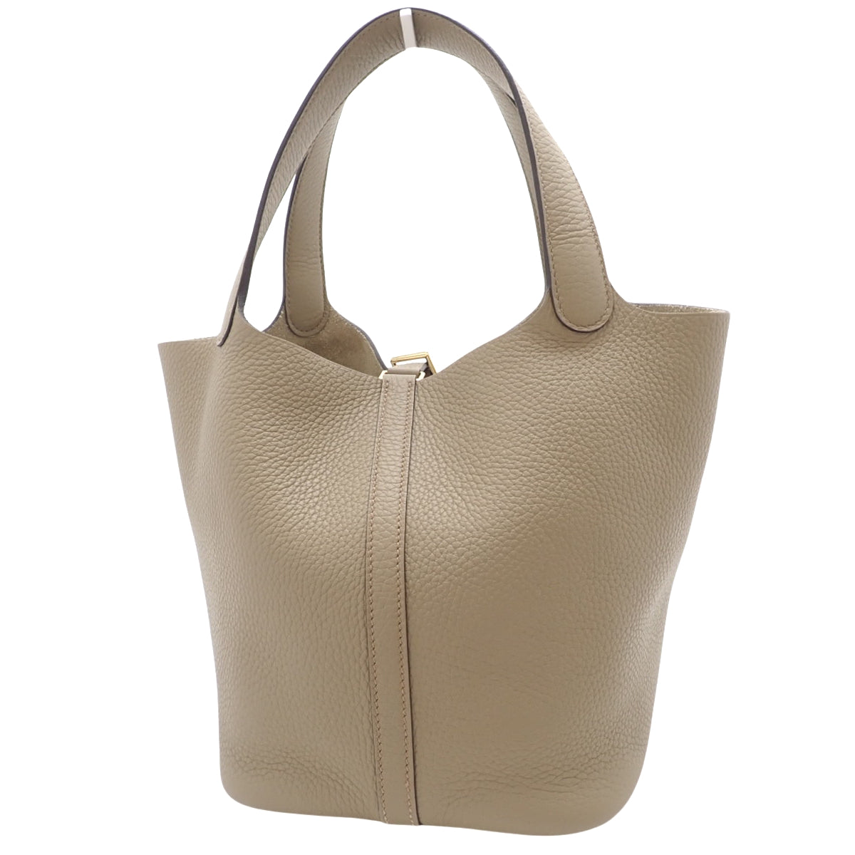 ピコタンロックMM トリヨンクレマンス ベージュマルファ ゴールド金具 W刻印