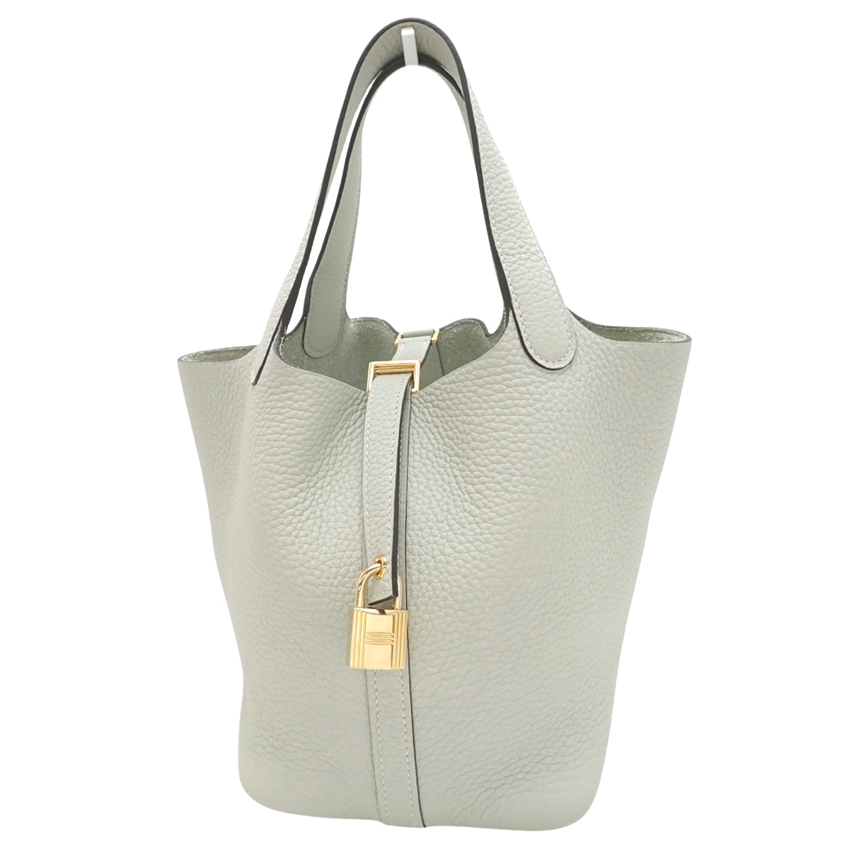 ピコタンロックPM トリヨンクレマンス 黄緑 ゴールド金具 B刻印