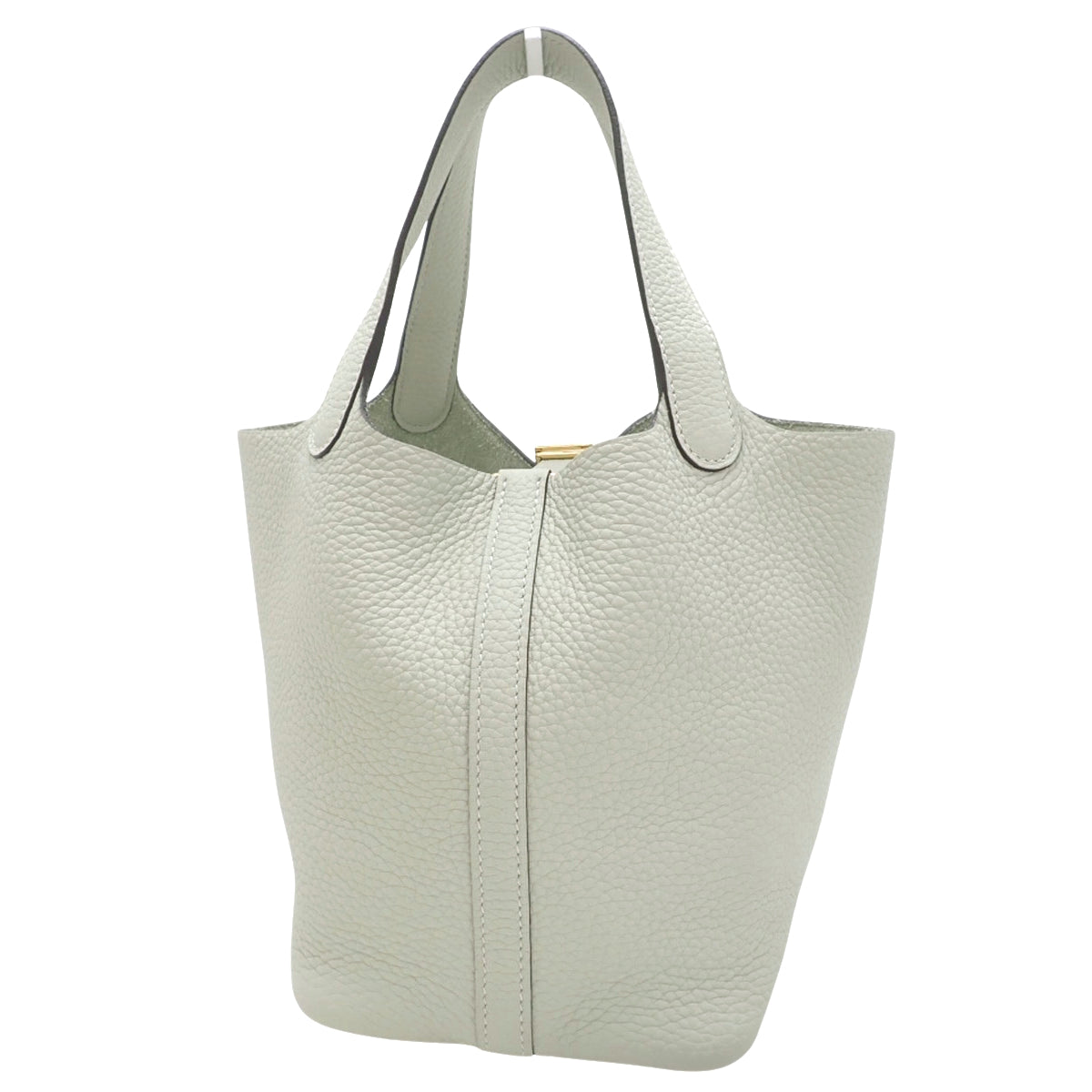 ピコタンロックPM トリヨンクレマンス 黄緑 ゴールド金具 B刻印