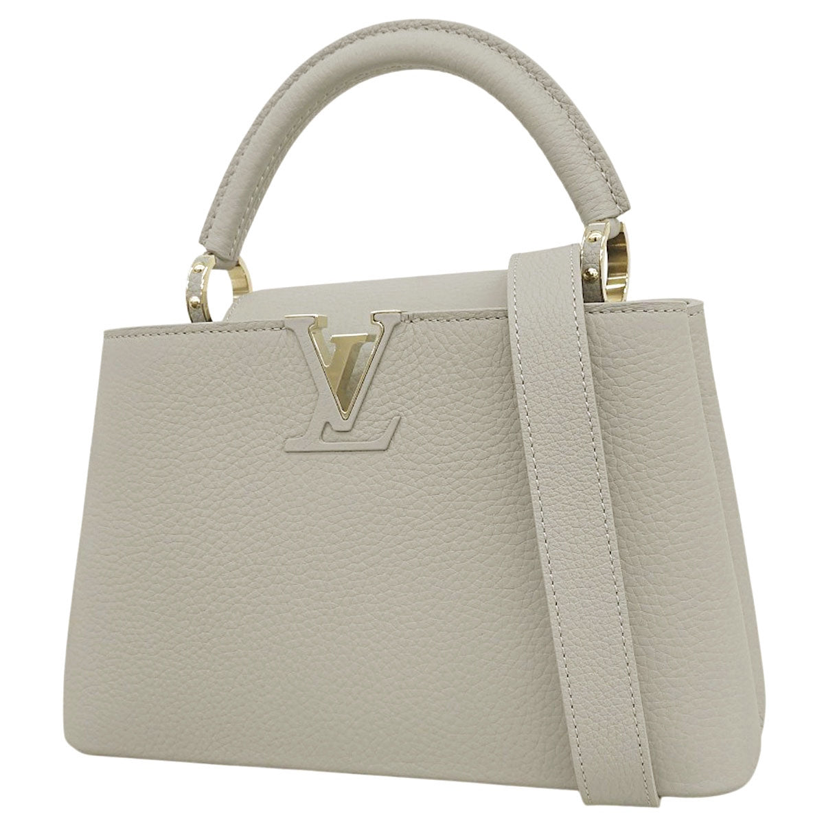Capucines BB Taurillon Leather Grey M24655