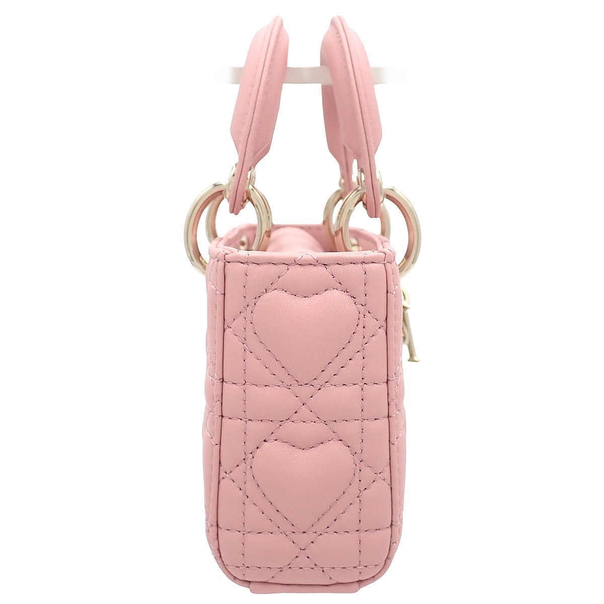 Cannage Lady D-Joy Micro Bag Pink Lambskin S0910ONHG-92PU