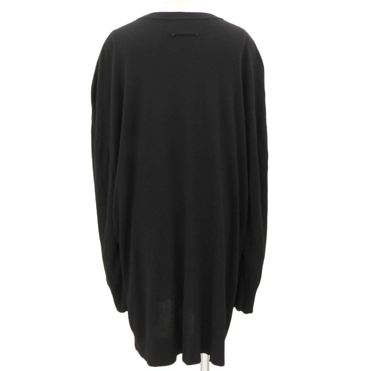Logo Oversized Crew Neck Knit Dress L