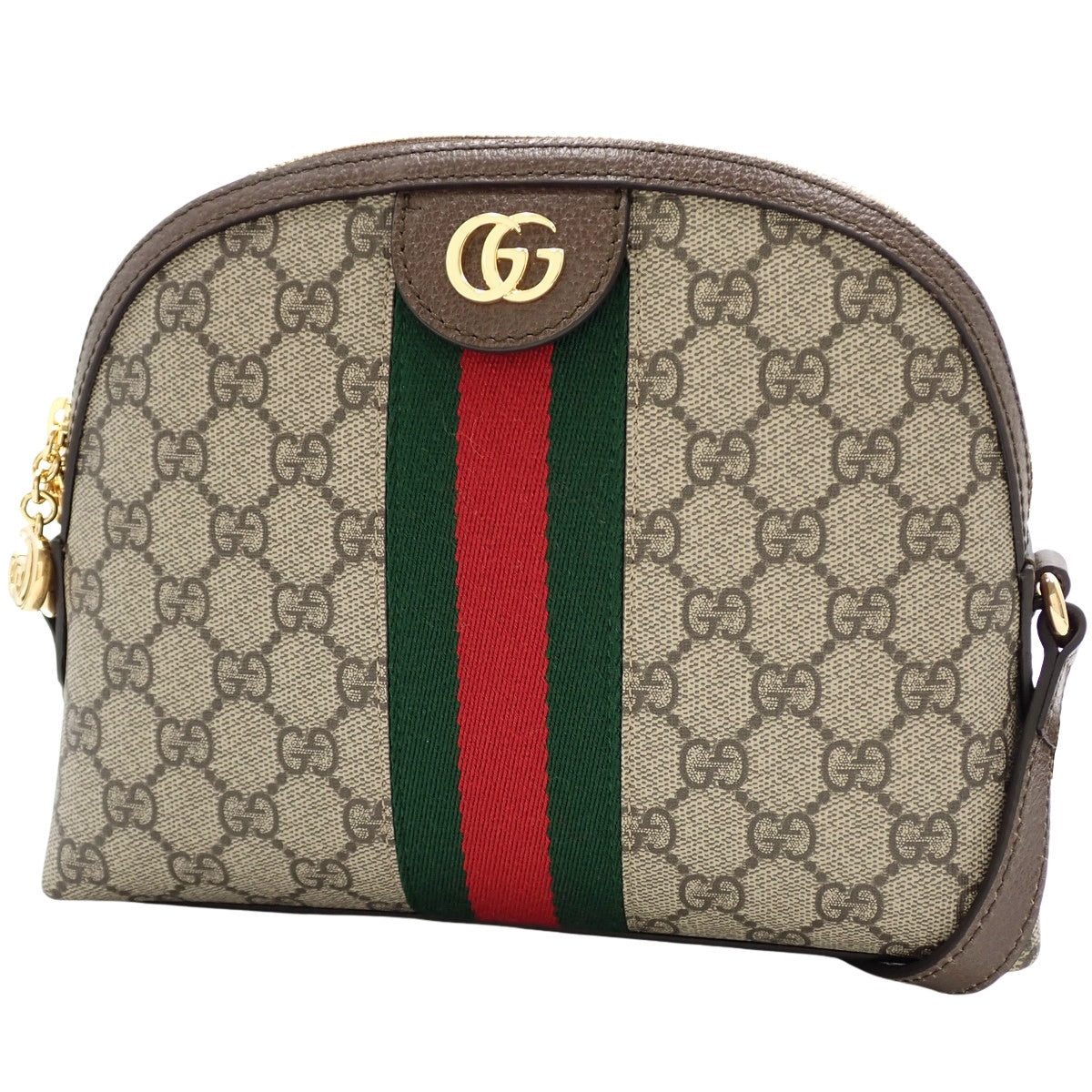 オフィディア スモール ショルダーバッグ GGスプリームキャンバス ベージュ/エボニー 499621