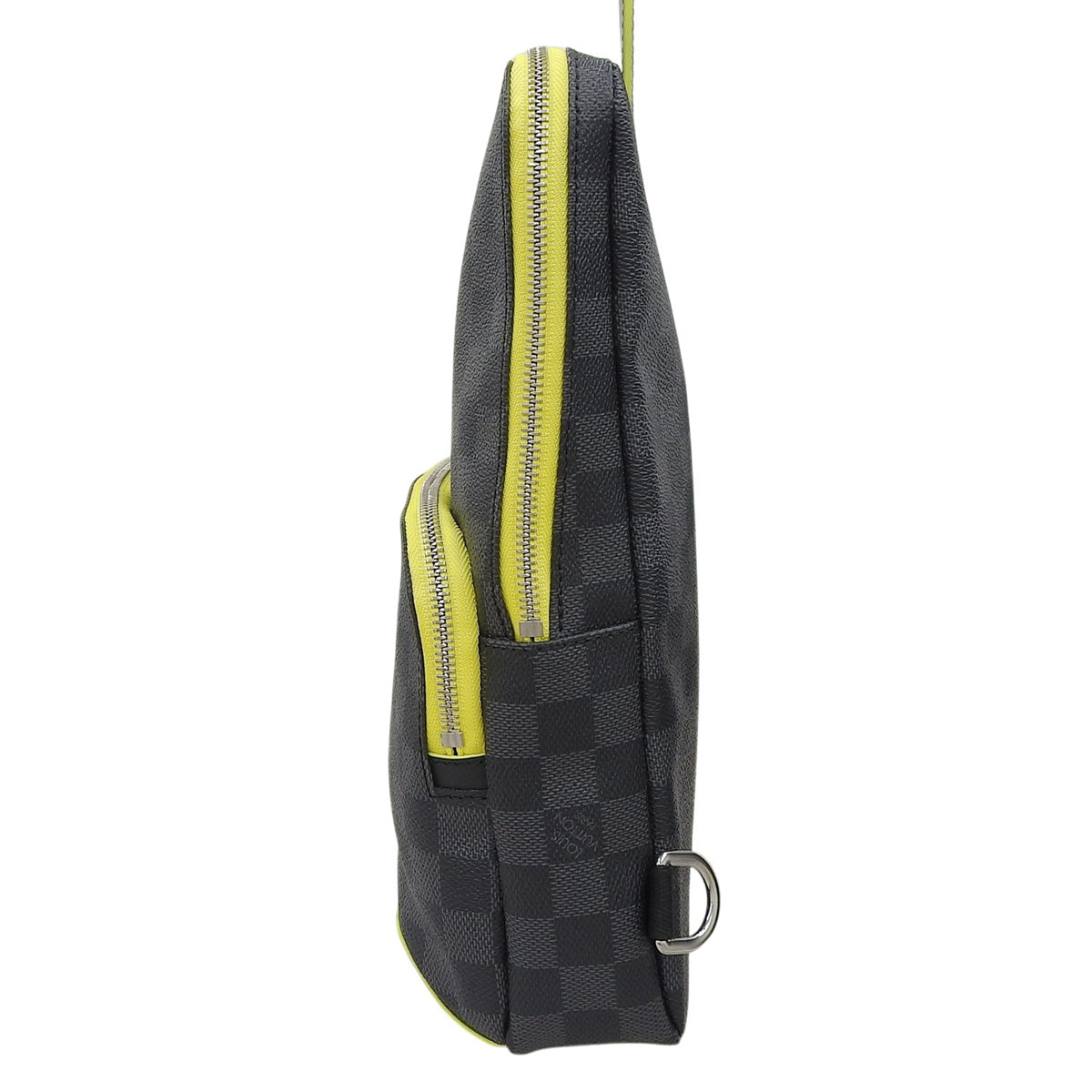 Damier Graphite Avenue Sling Bag Damier Graphite Canvas Gray Yellow N42424