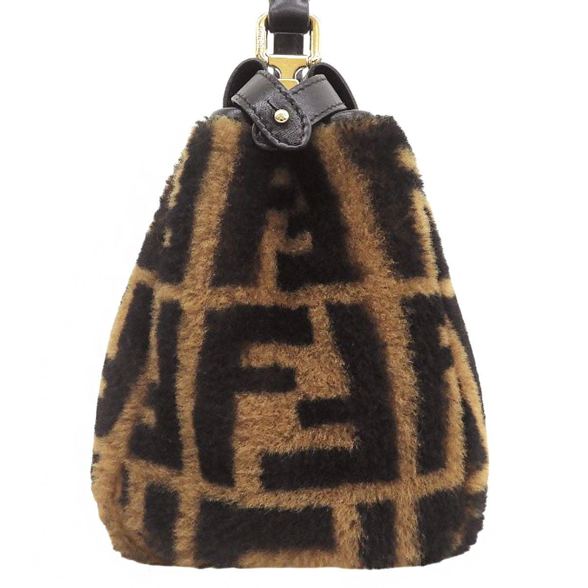 Peekaboo Mini Leather - Brown Black 8BN244 Zucca pattern
