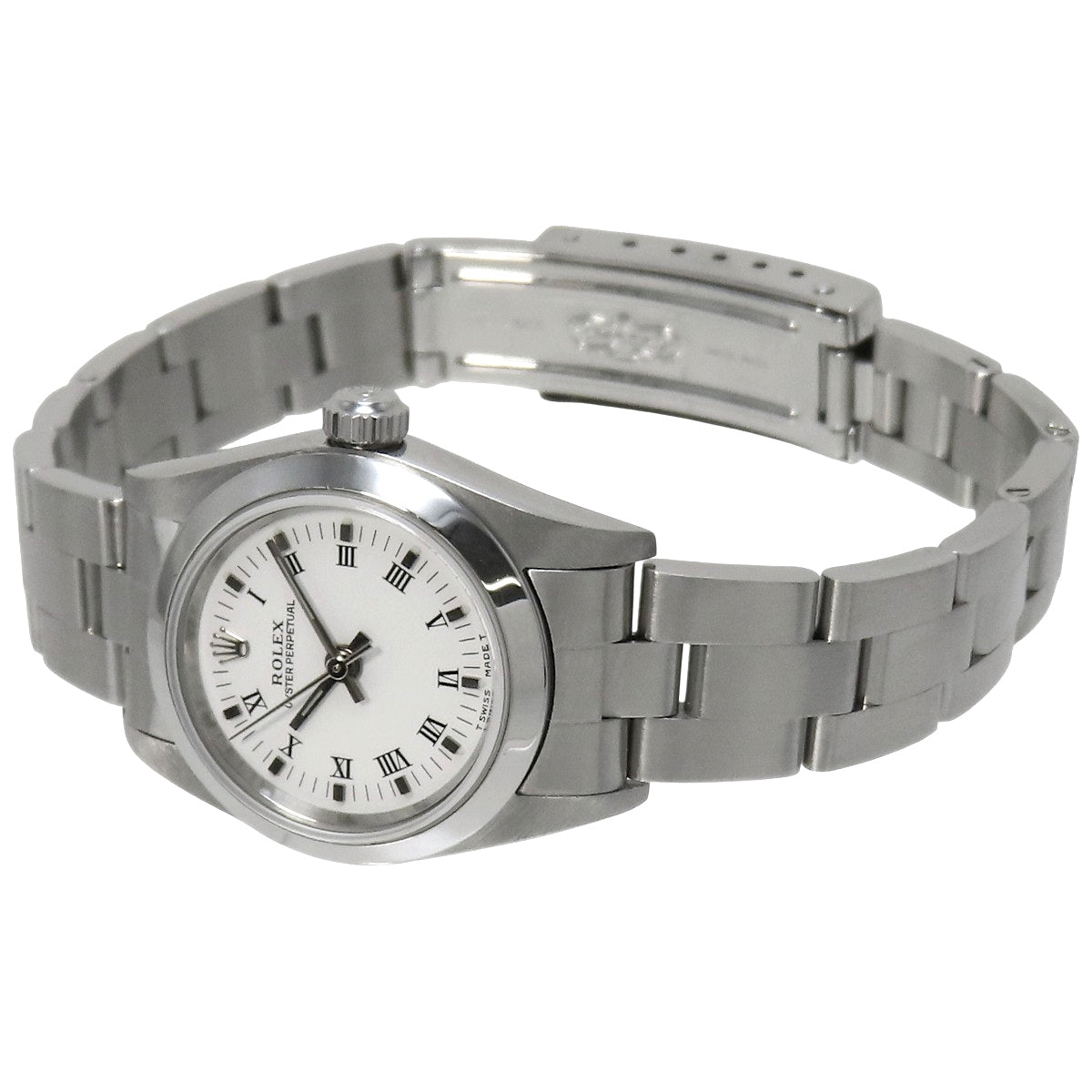 Oyster Perpetual 76080 SS A-Series White Automatic Ladies'