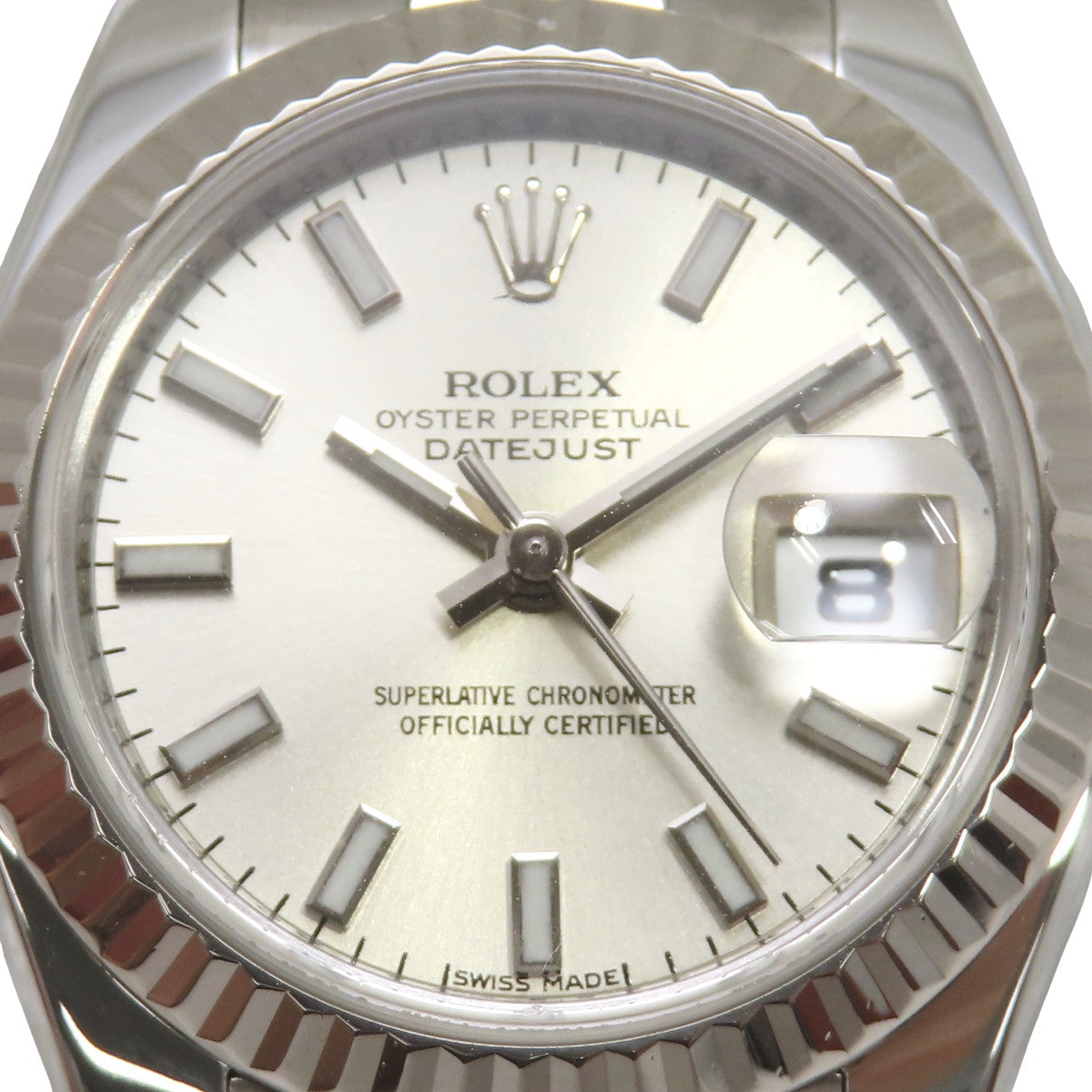Datejust 179174 WG/SS Z-serial Silver Automatic Ladies