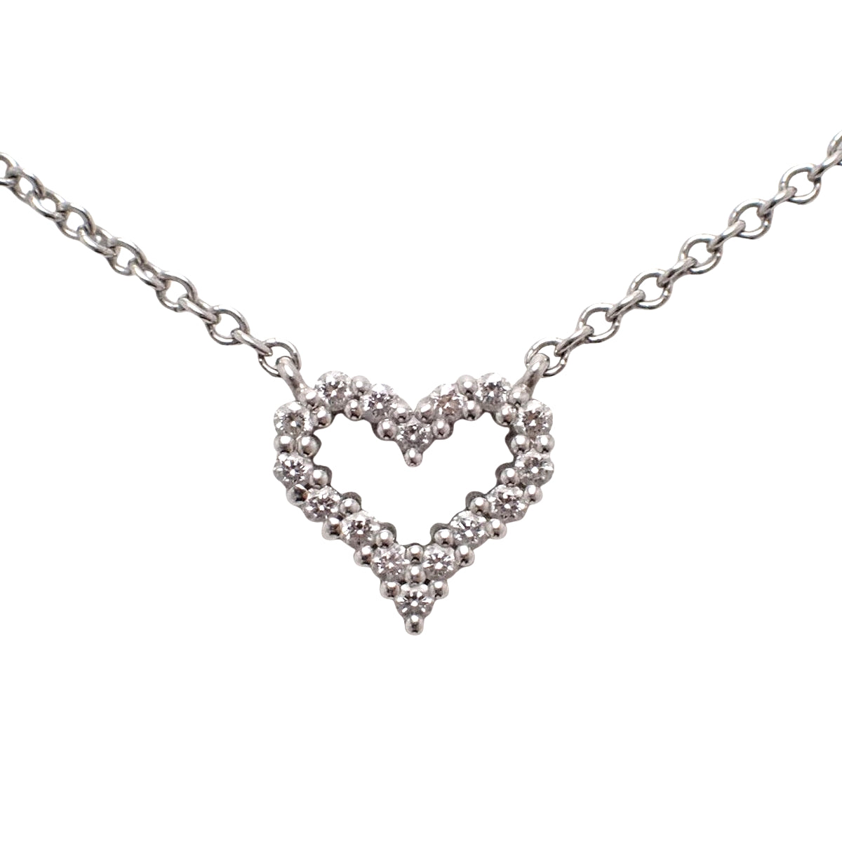 Heart Pendant, Extra Mini, Platinum Pt950, 2.4g
