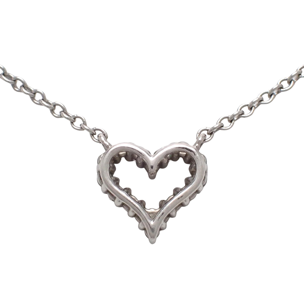 Heart Pendant, Extra Mini, Platinum Pt950, 2.4g