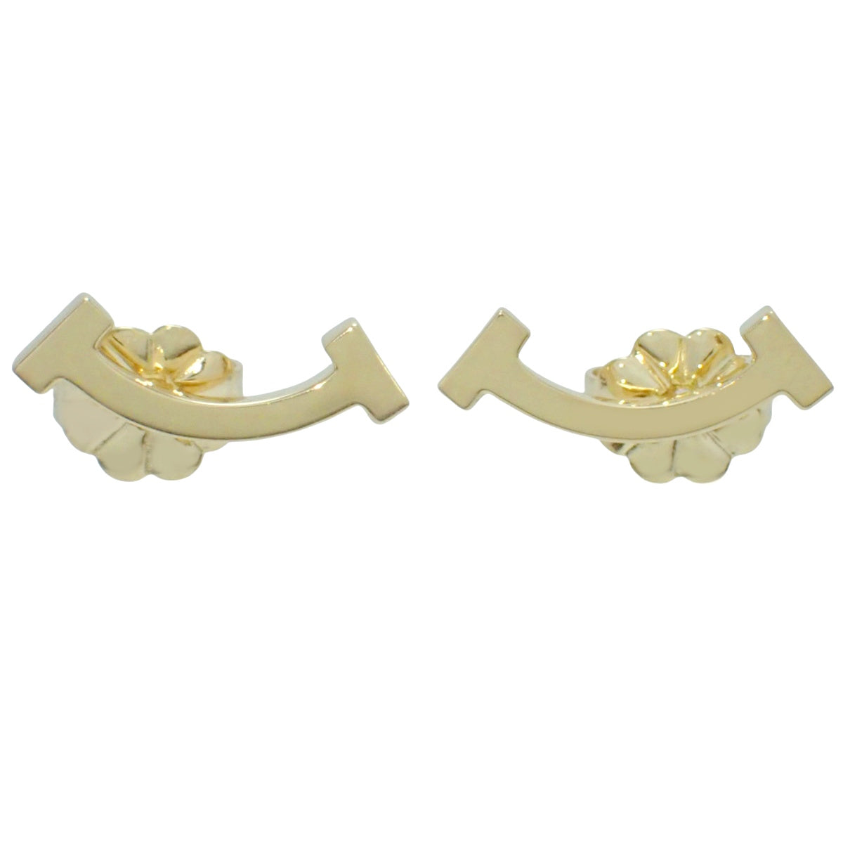 Smile Mini Earrings Yellow Gold K18YG 1.7g