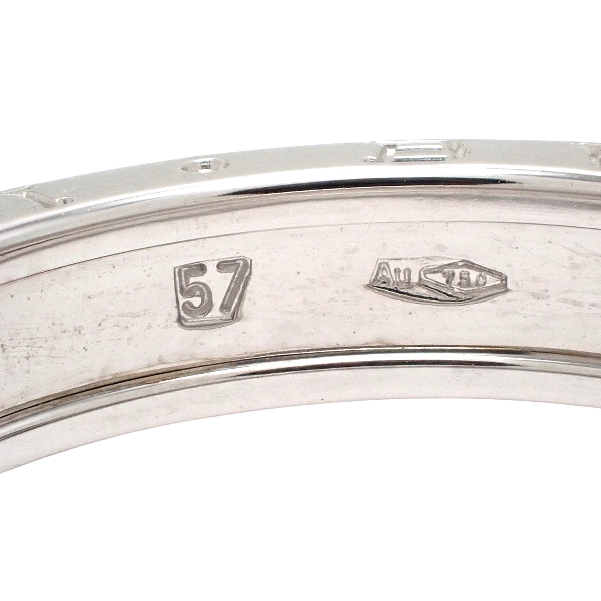 ビー・ゼロワン リング ホワイトゴールド K18WG 57 8.0g