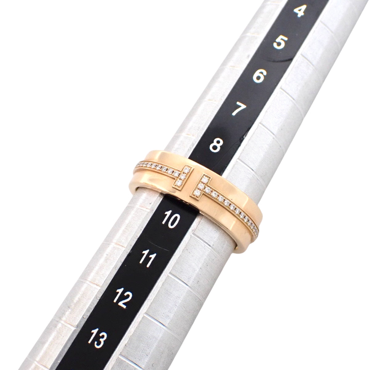 ワイド ダイヤモンド リング ダイヤモンド ピンクゴールド K18PG 9(49)号 6.4g