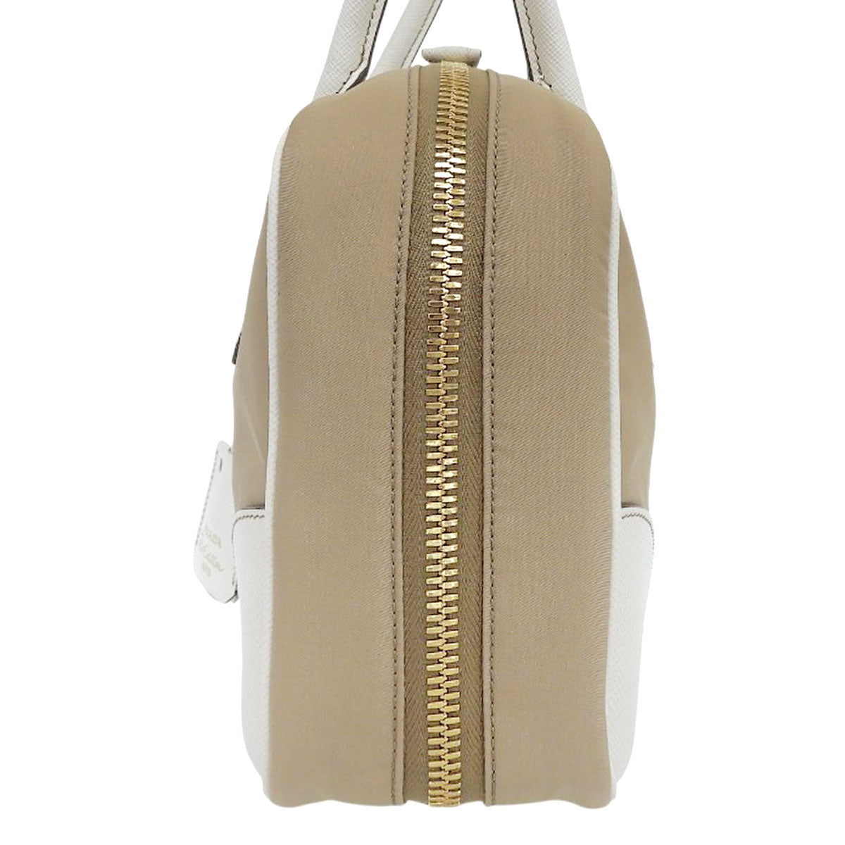 2WAY バッグ ナイロン サフィアーノレザー CAMMELLO BIANCO 1BB115