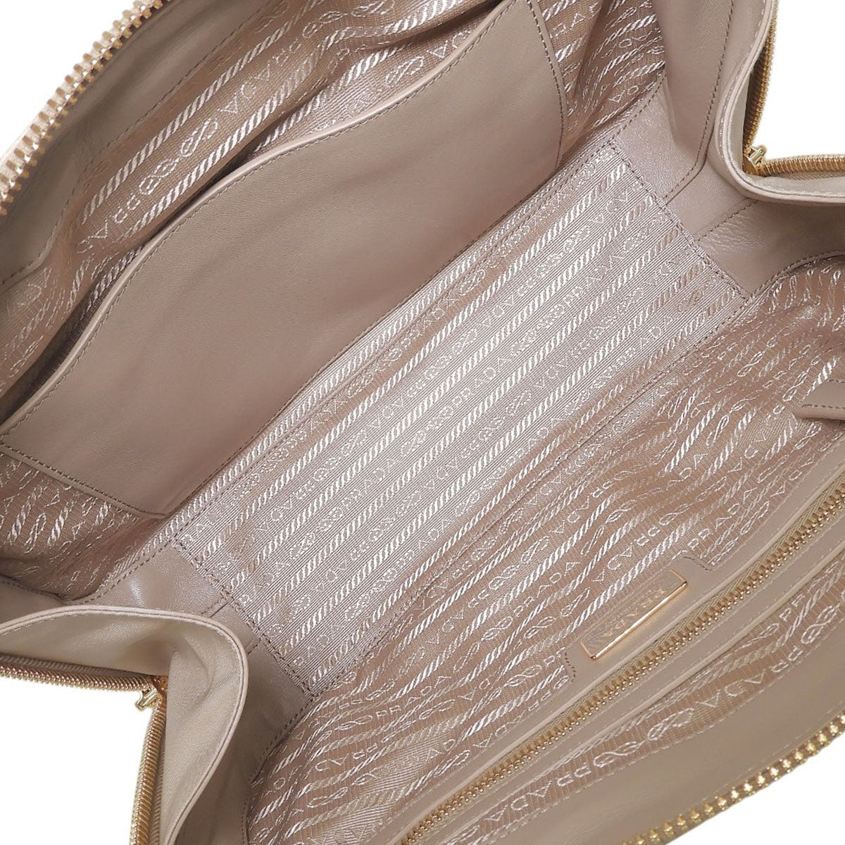 2WAY バッグ ナイロン サフィアーノレザー CAMMELLO BIANCO 1BB115