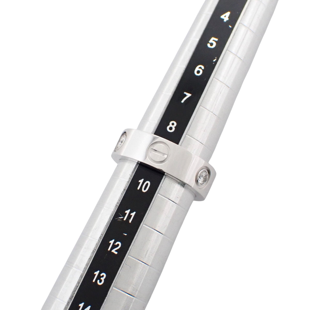 LOVEリング クラシックモデル ダイヤモンド ホワイトゴールド K18WG 49 8.5g