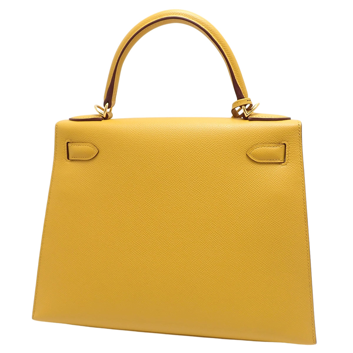 ケリー28 (外縫い) ヴォーエプソン ジョーヌアンブル ゴールド金具 Z刻印