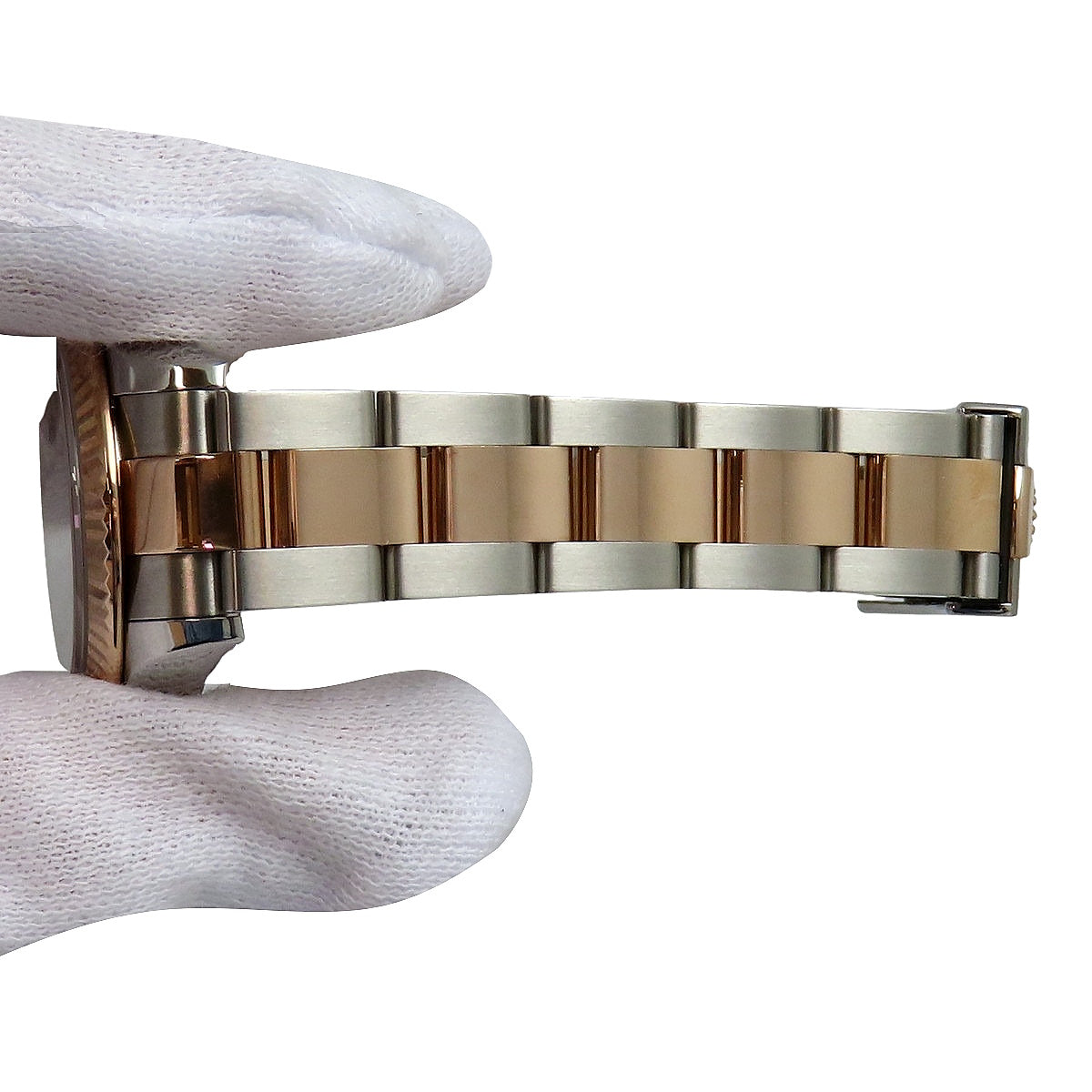Datejust 28 279171G PG/SS Random Serial Chocolate/Diamond Index Automatic Ladies