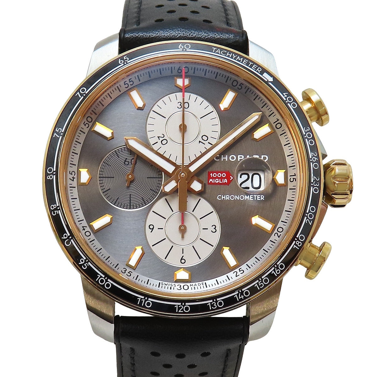 ミッレ ミリア 2021 レース エディション 世界250本限定 168571-6003 PG/SS/革/ラバー グレー 自動巻き メンズ