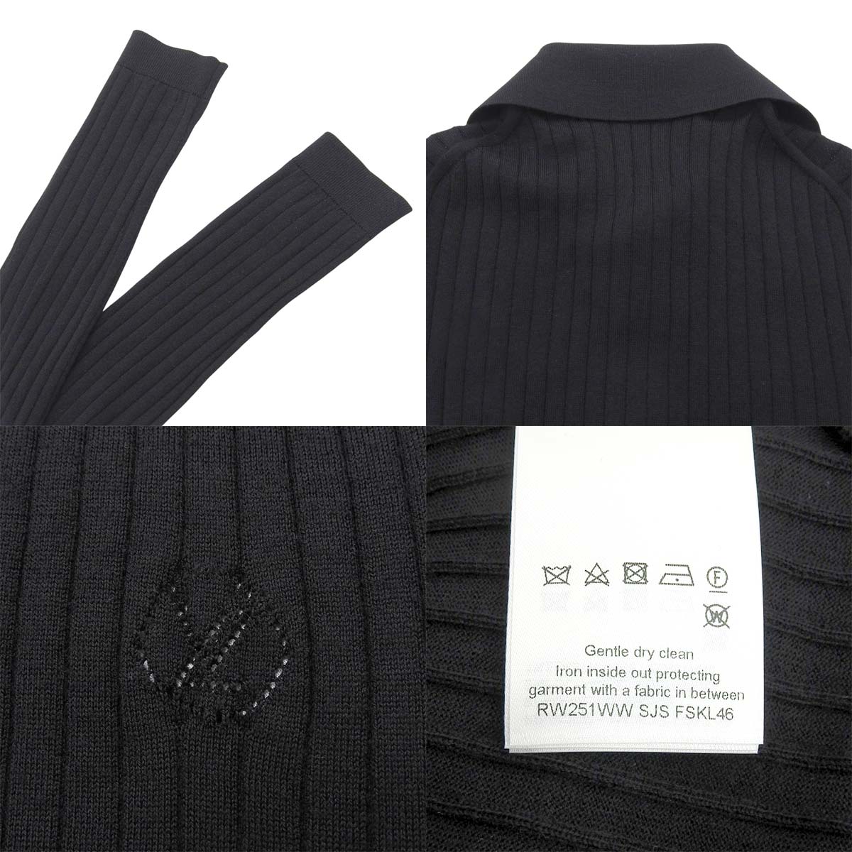 リブニットポロシャツ 2025年 XS RW251WW