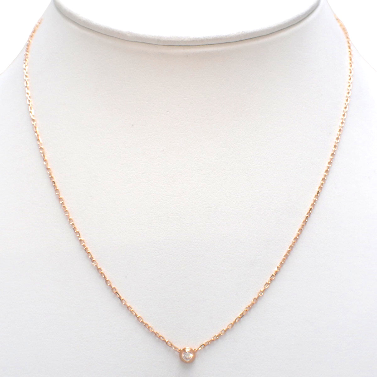 Cartier Damour Necklace, Small Model, K18PG, 2.8g