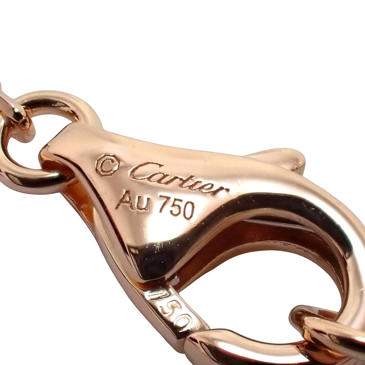 Cartier Damour Necklace, Small Model, K18PG, 2.8g