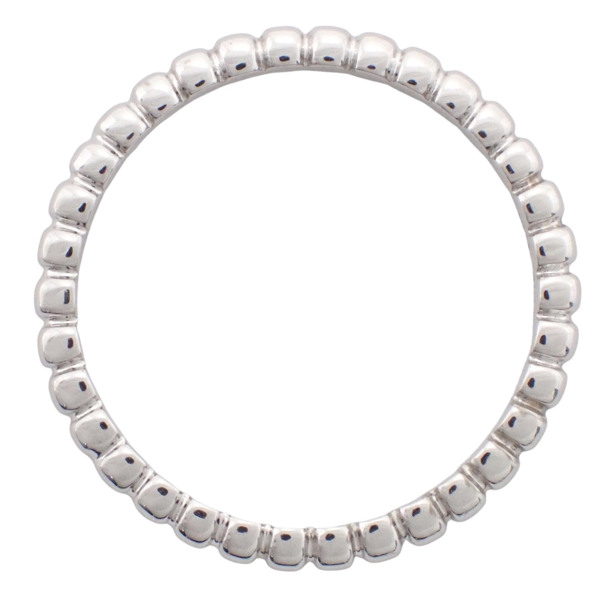 Perlée Ring Small, White Gold, K18WG, 49, 2.0g