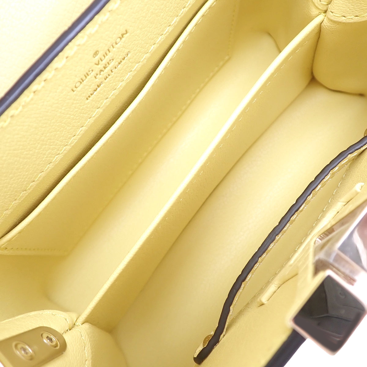 Capucines Mini Crocodile Alligator Yellow