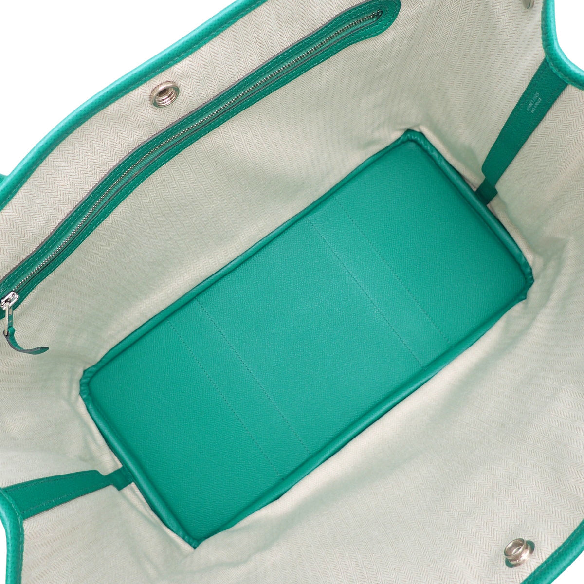 Garden Party PM Veau Epsom Palladium Hardware Vert Jade Silver Hardware Z-stamp