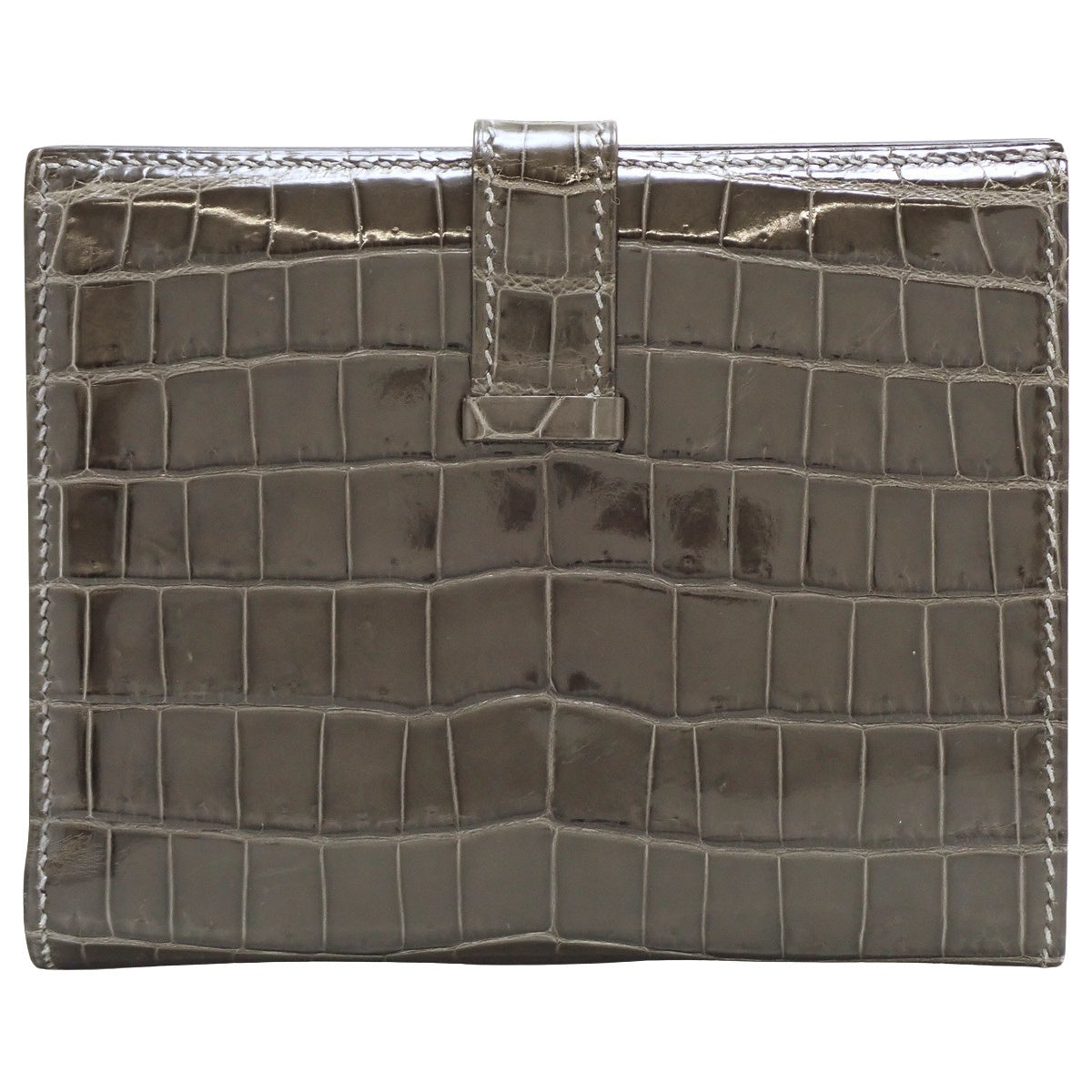 Bearn Compact Niloticus Graphite Silver Hardware □I Stamp