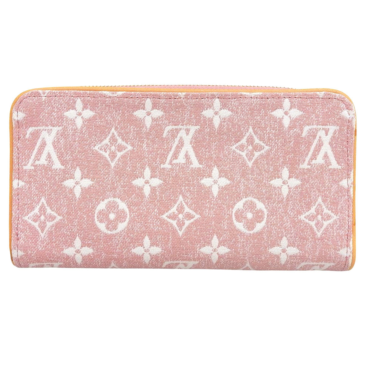 Zippy Wallet Monogram Denim Pink M81182