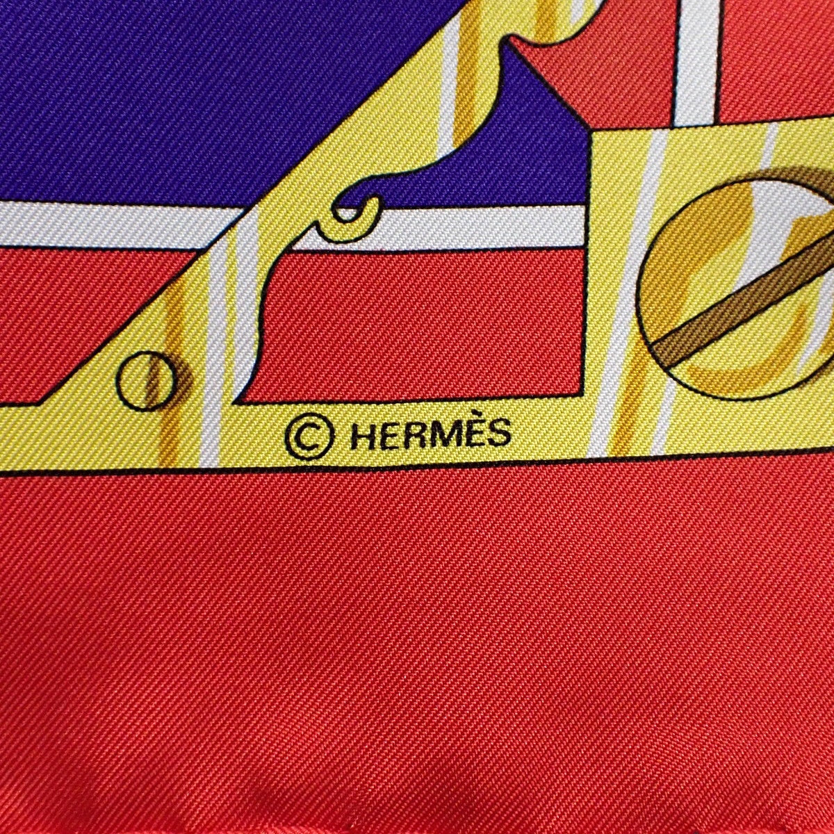 HERMES SEXTANTS Carré 90 Silk