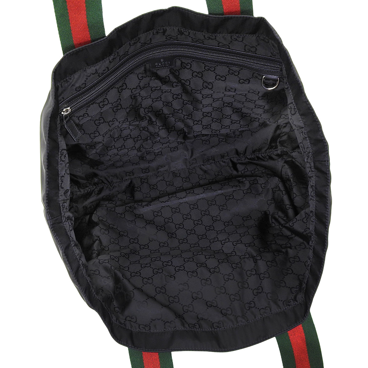 Logo Large Nylon Tote Bag Black 802172