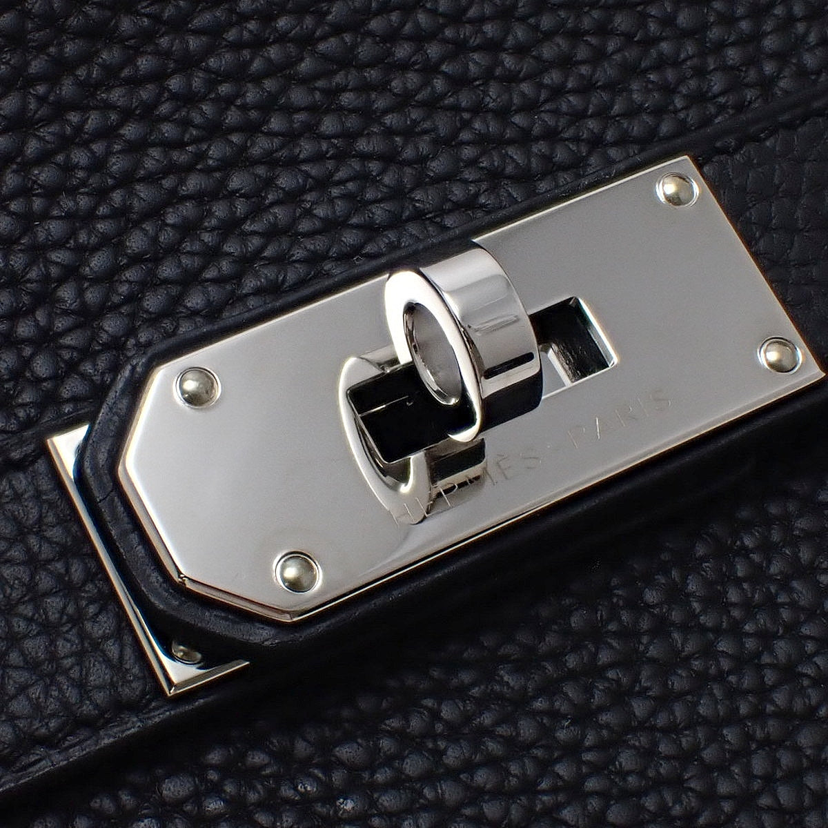Jypsiere 31 Taurillon Clemence Palladium Hardware Black A Stamp
