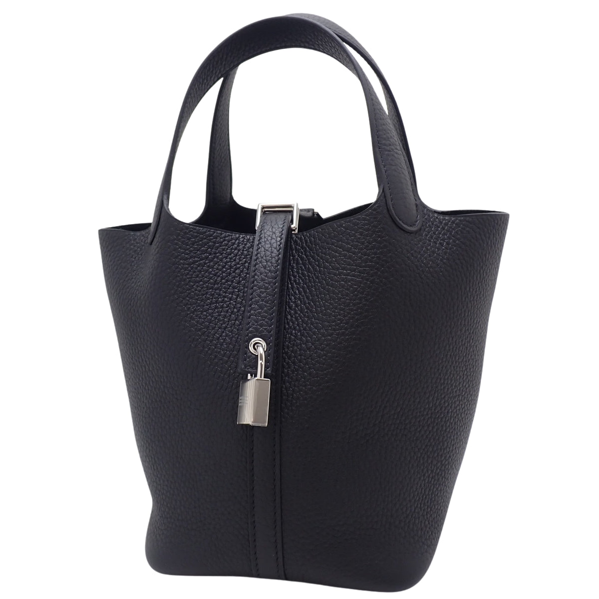 【新品】ピコタンロックPM トリヨンクレマンス ブラック シルバー金具 K刻印