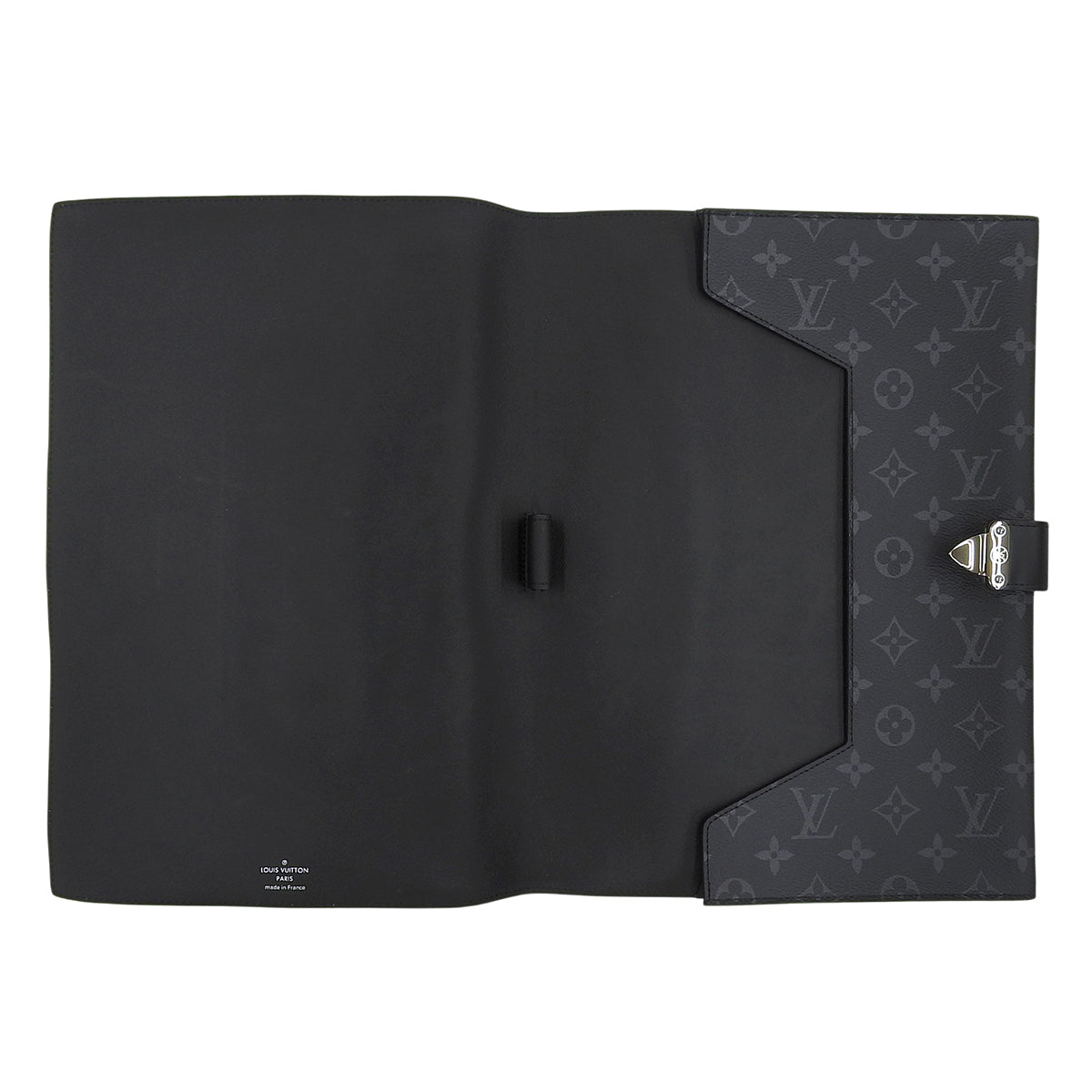 Monogram Eclipse 棋盘格文件包 Frank GM Monogram Eclipse 帆布 黑色 灰色 GI0273 文件箱 公文包 手提包
