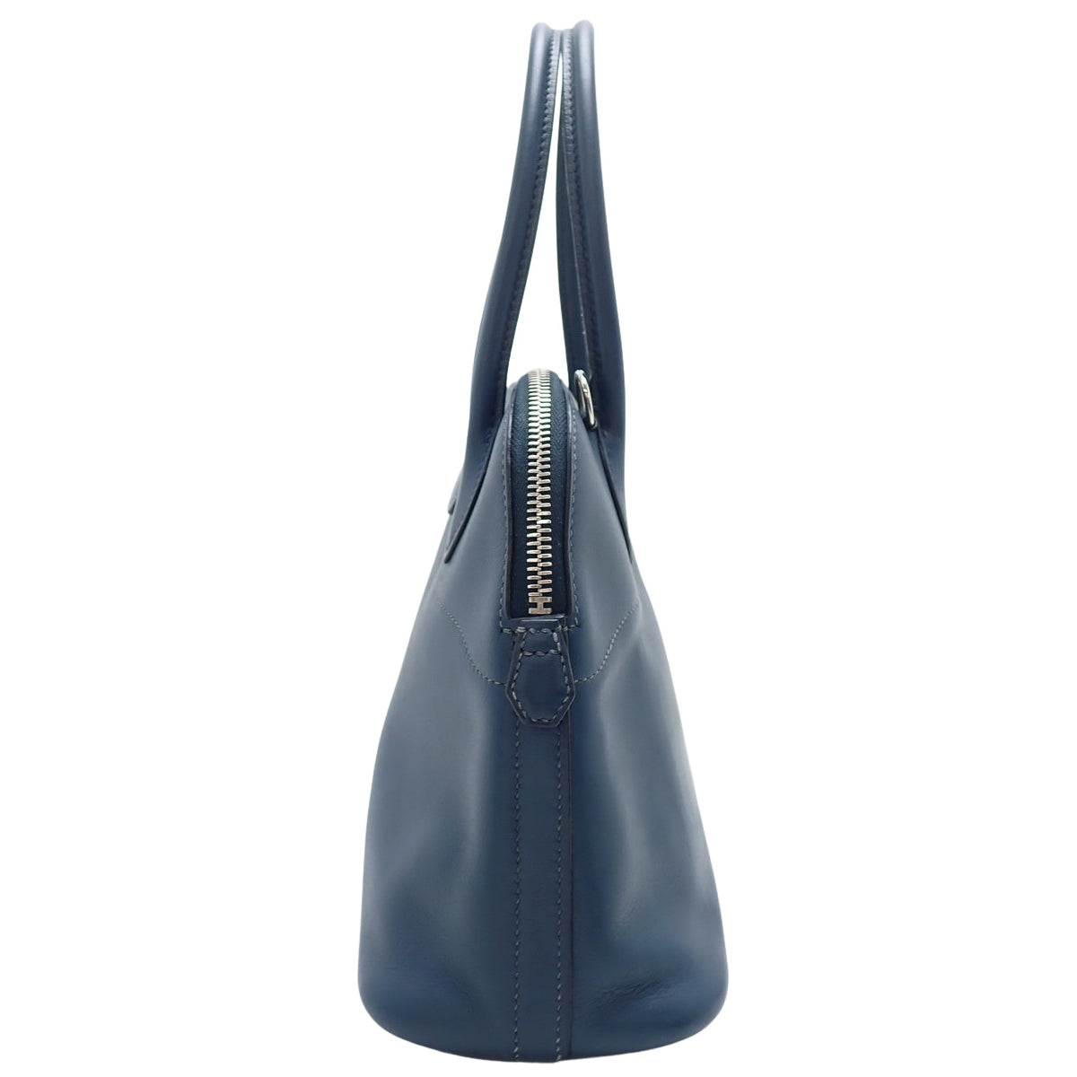 Bolide 27 Leather Blue Silver Hardware □L stamp
