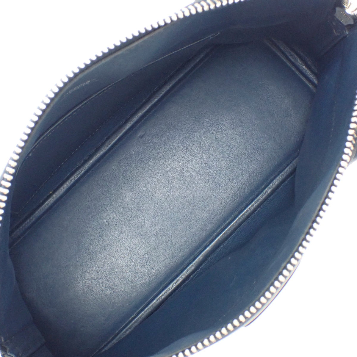 Bolide 27 Leather Blue Silver Hardware □L stamp
