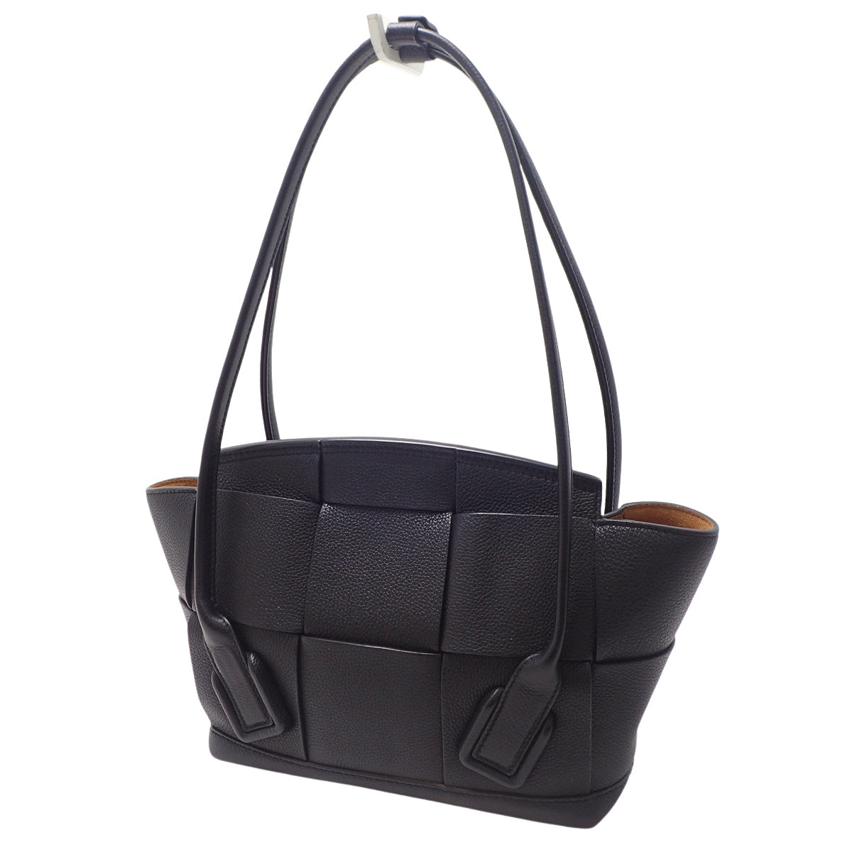 Maxi Intrecciato Mini The Arco Leather Black