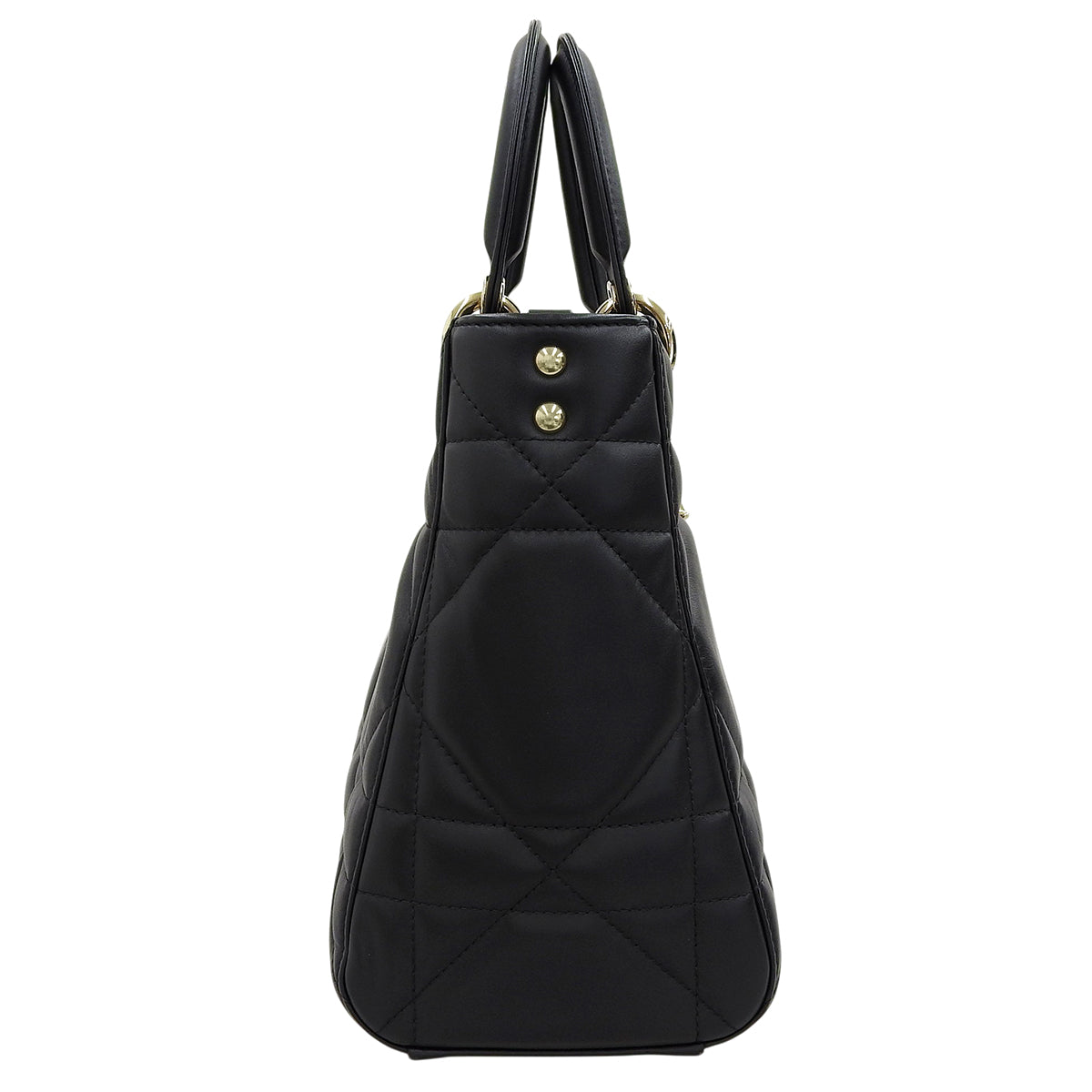 Lady D-Sire Bag Medium Black Lambskin