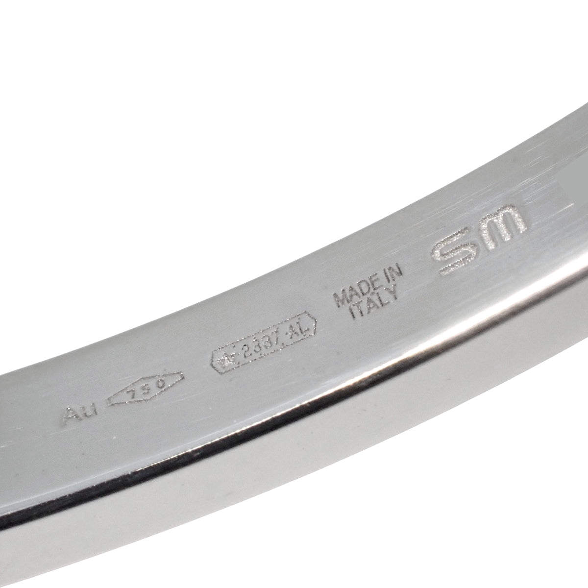 B-zero1 Bracelet White Gold K18WG SM 19.4g