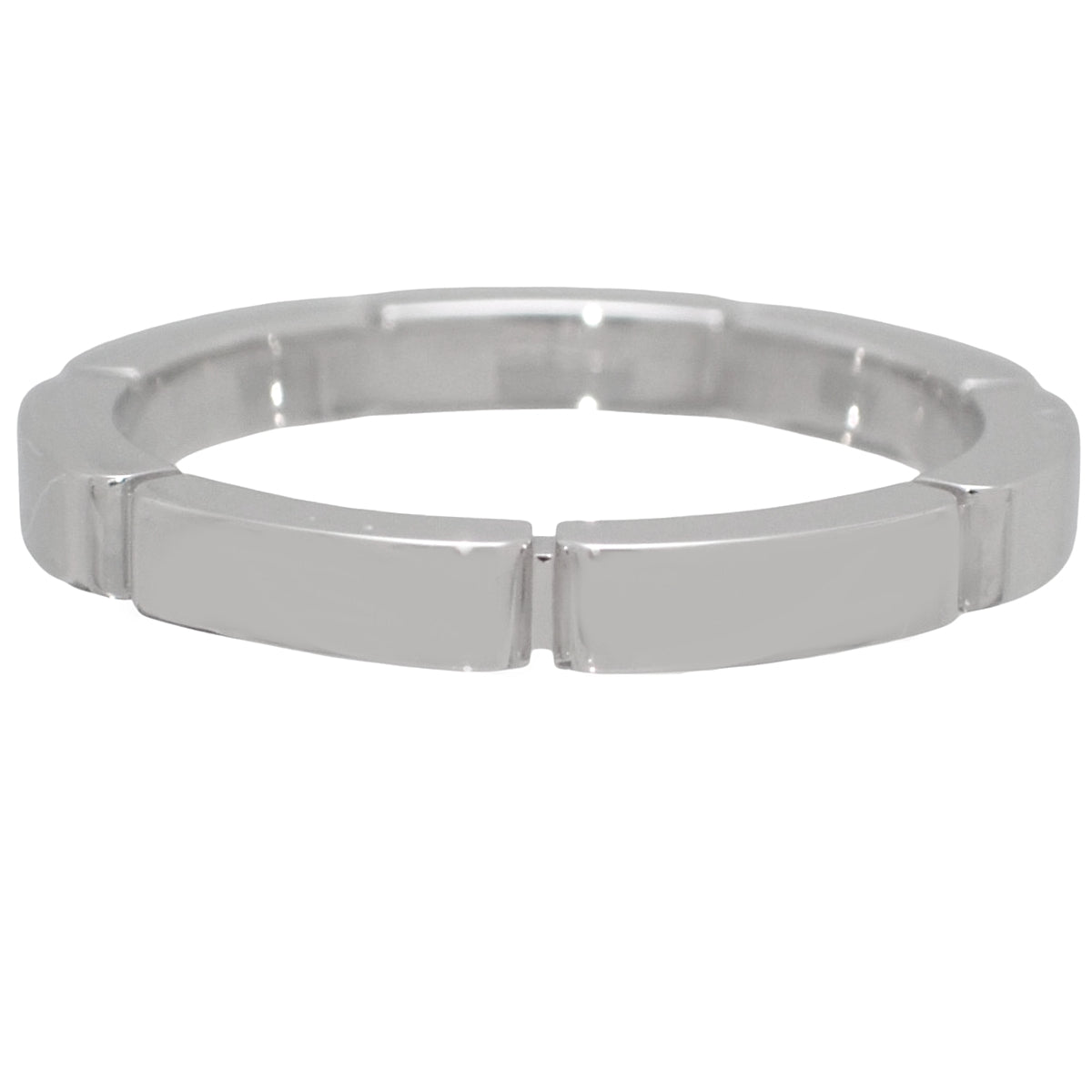 Maillon Panthère Ring, White Gold K18WG, 52, 4.2g