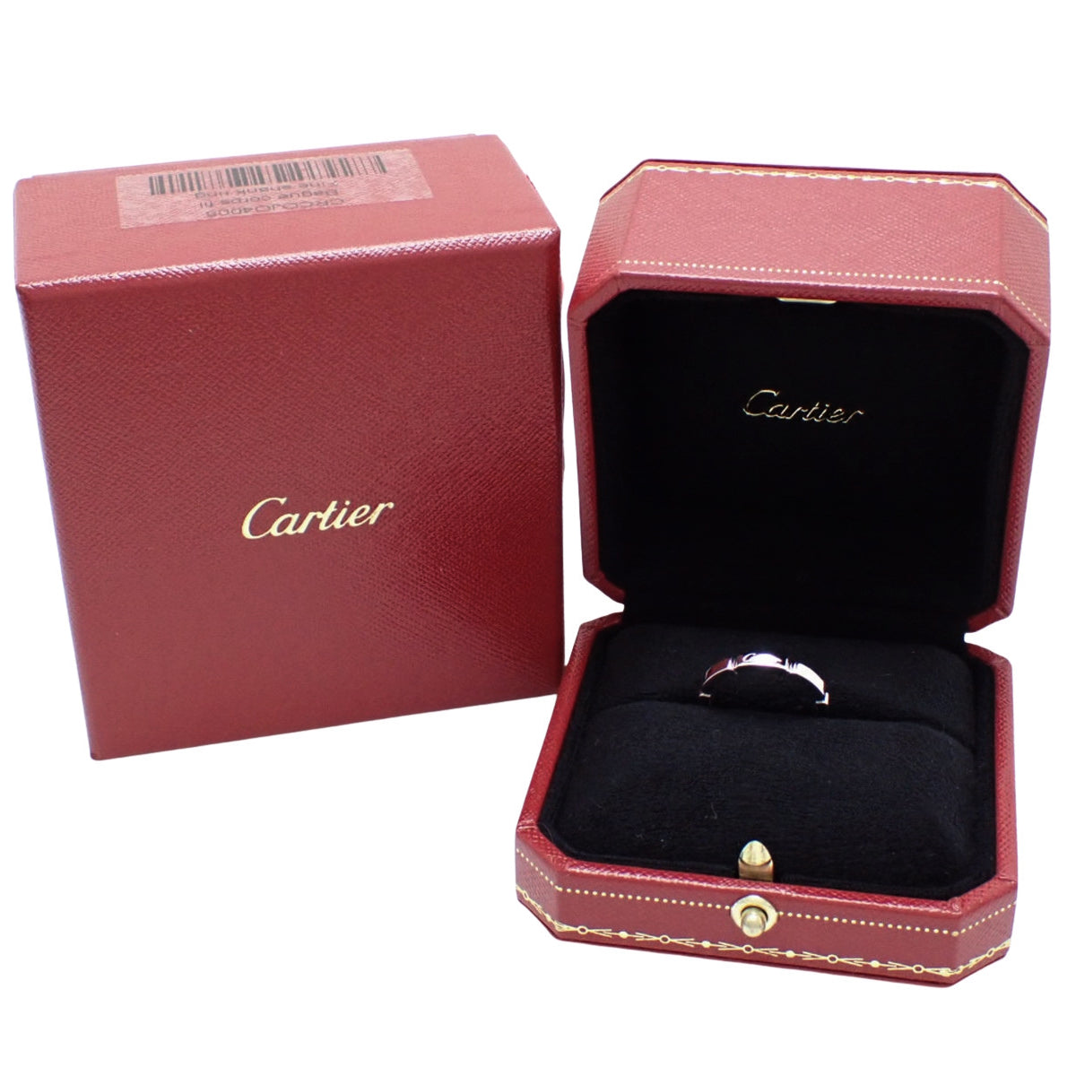 Maillon Panthère Ring, White Gold K18WG, 52, 4.2g