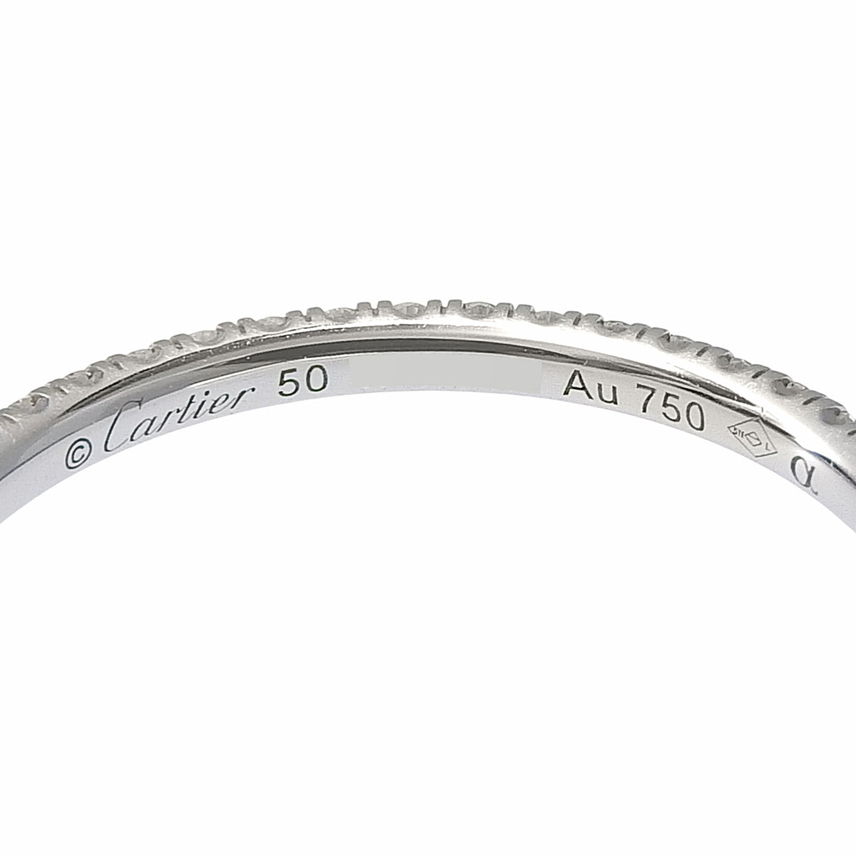 Étincelle Ring Diamond White Gold K18WG 50 1.1g