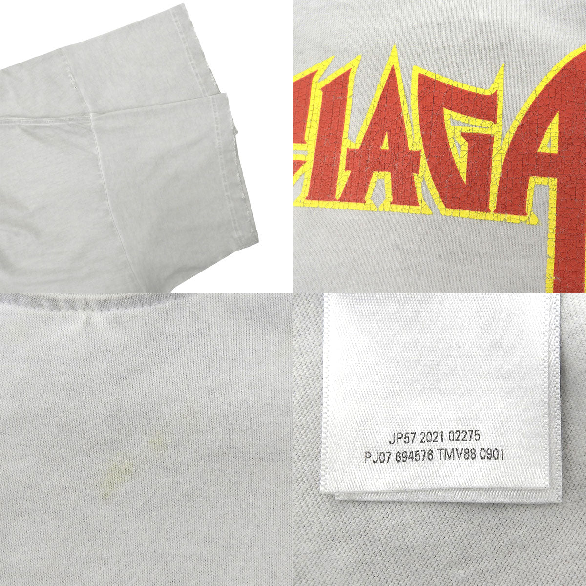 METAL LOGO CRASHED Tシャツ 2021年 2