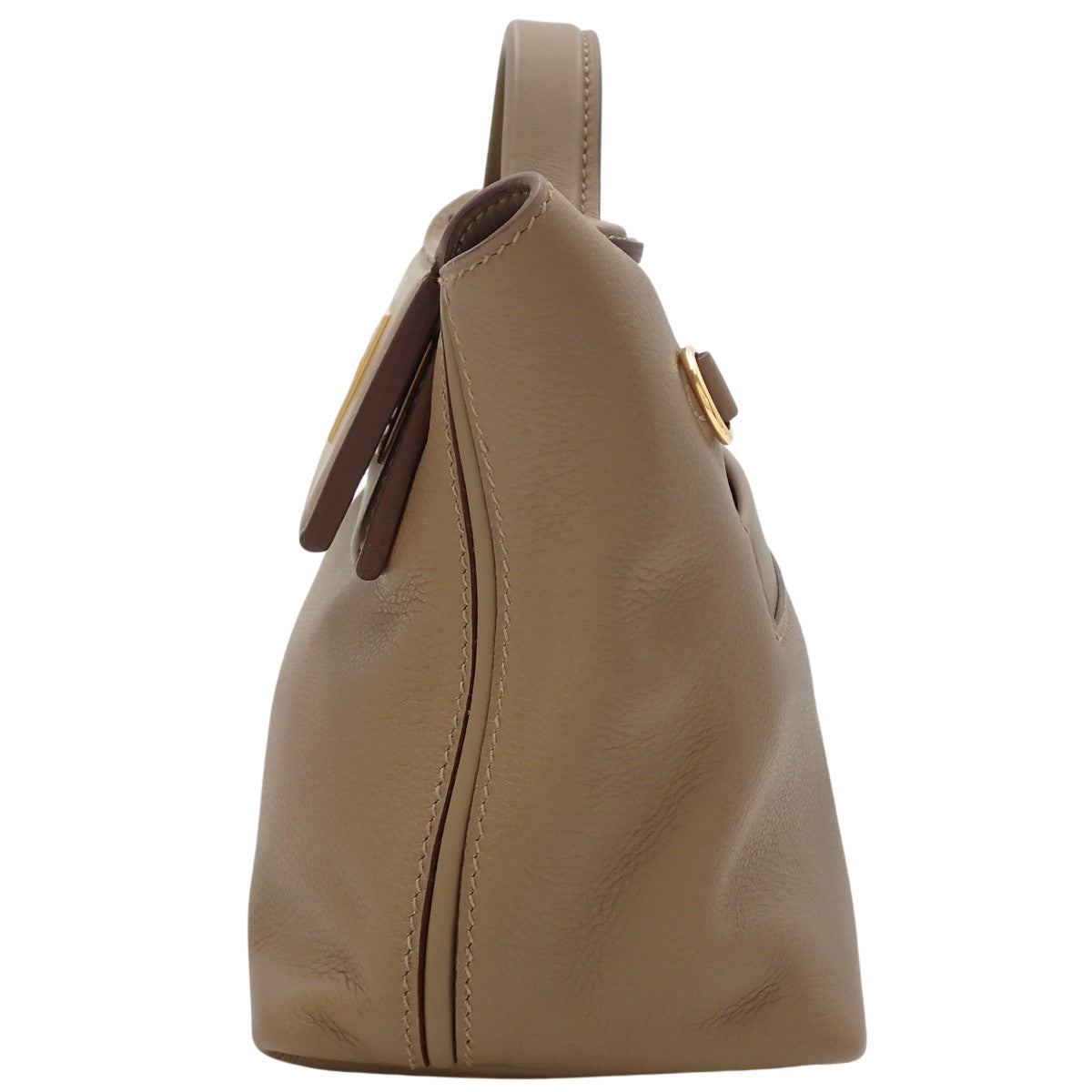 Sac Roulis Mini 21 Evercolor Swift Etoupe/Etope Gold Hardware B Stamp