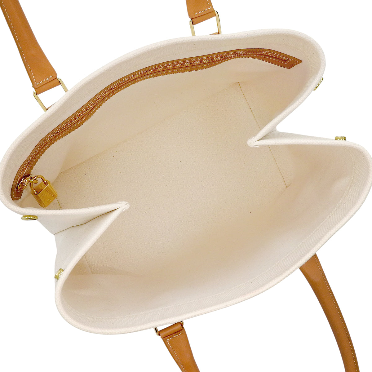 ニュー ホリゾンタル キャンバス レザー Natural/Tan 192162BNZ.02NT