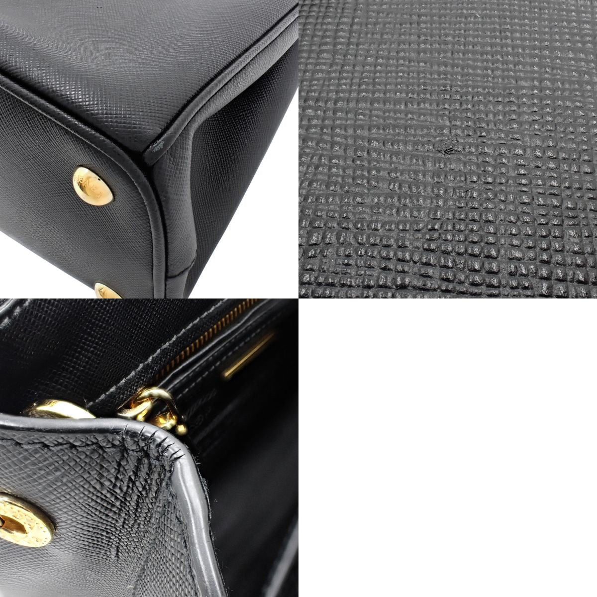 Galleria 小号手袋 Saffiano 皮革 SAFFIANO LUX NERO 黑色 1BA896 NZV F0002